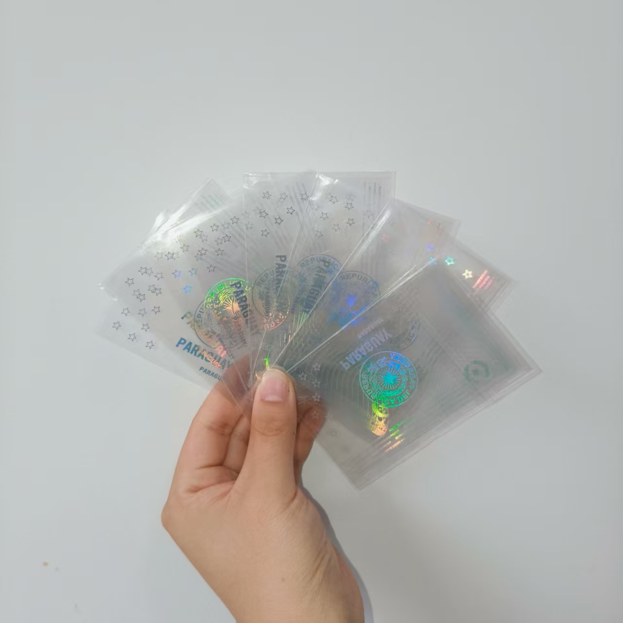 Jojo Pack Stickers شفاف برچسب کارت هولوگرام به پاراگوئه