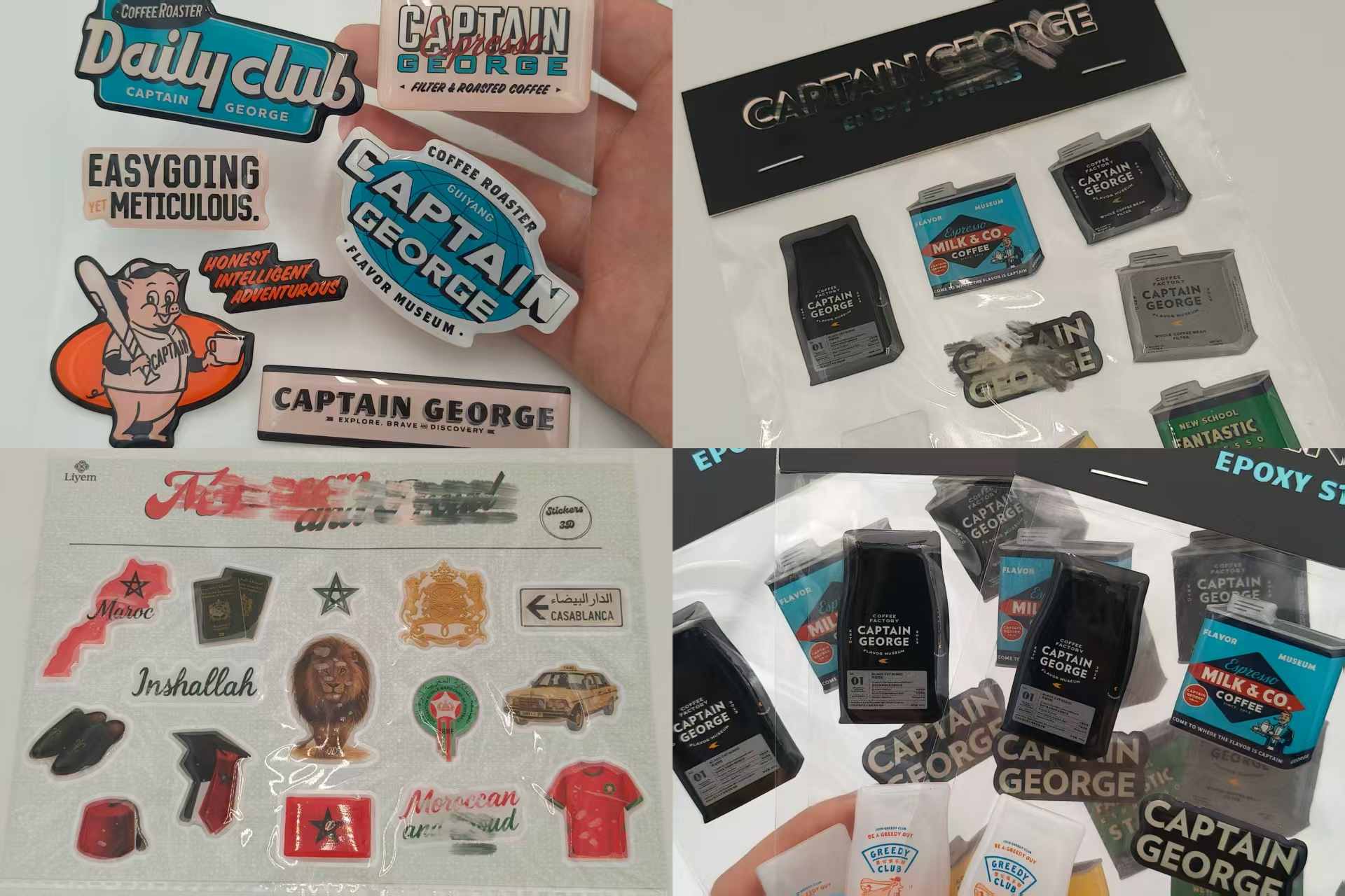 Jojo Pack برچسب های اپوکسی سفارشی