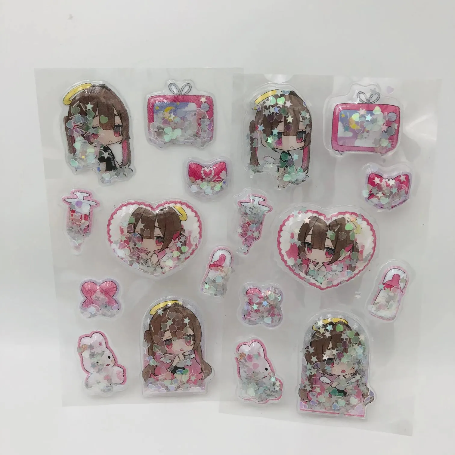 استیکرهای تکان دهنده پولک دوزی